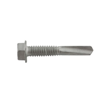 DeWALT TEK-5 DrillIt® Extended Capacity Drill Screws, #5 Point Type, 5/16" Indented Hex Washer Head Screw, Stalgard Finish - WRYKER Construction Supply