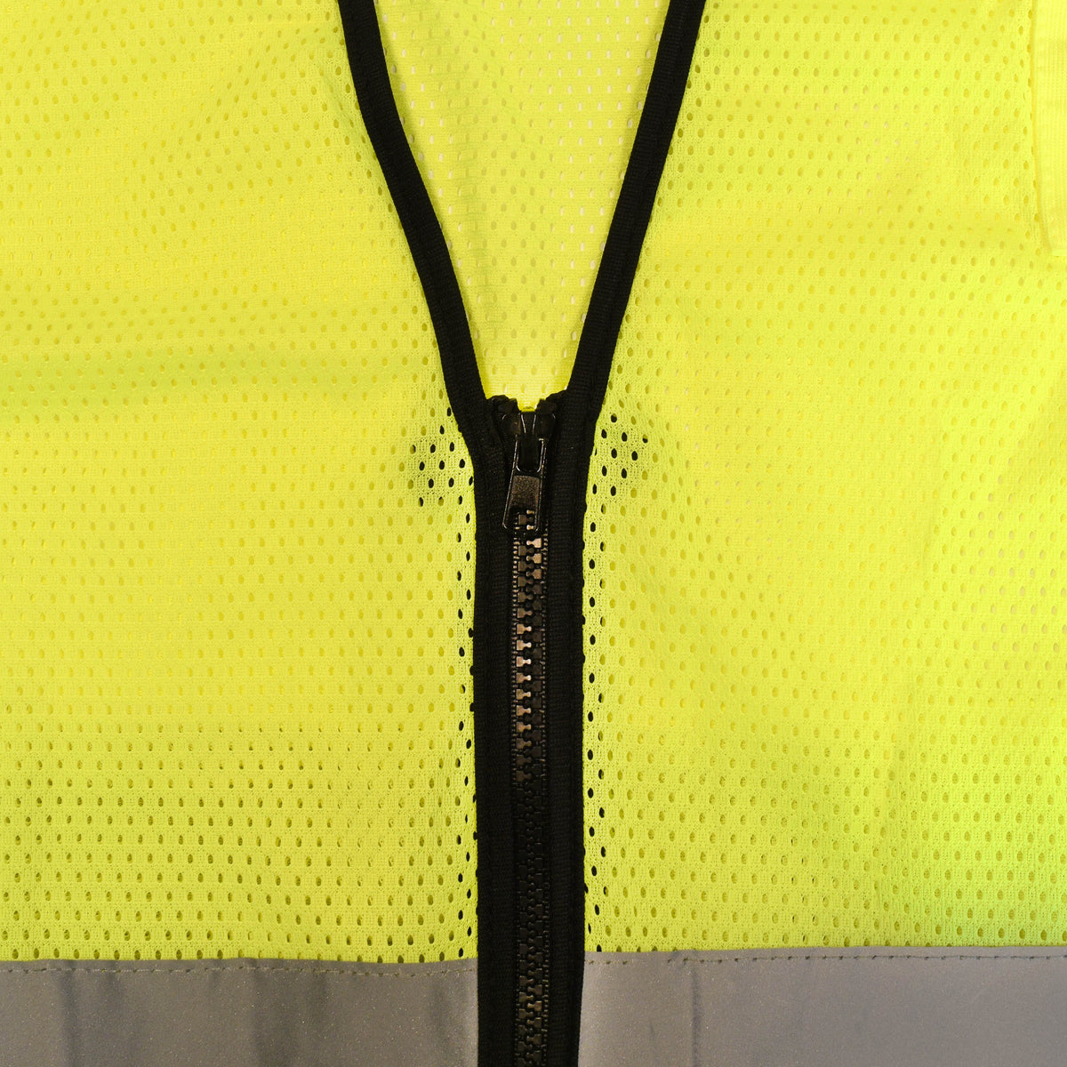 Chaleco de seguridad para topógrafo con fondo negro SV7B tipo R Clase 2