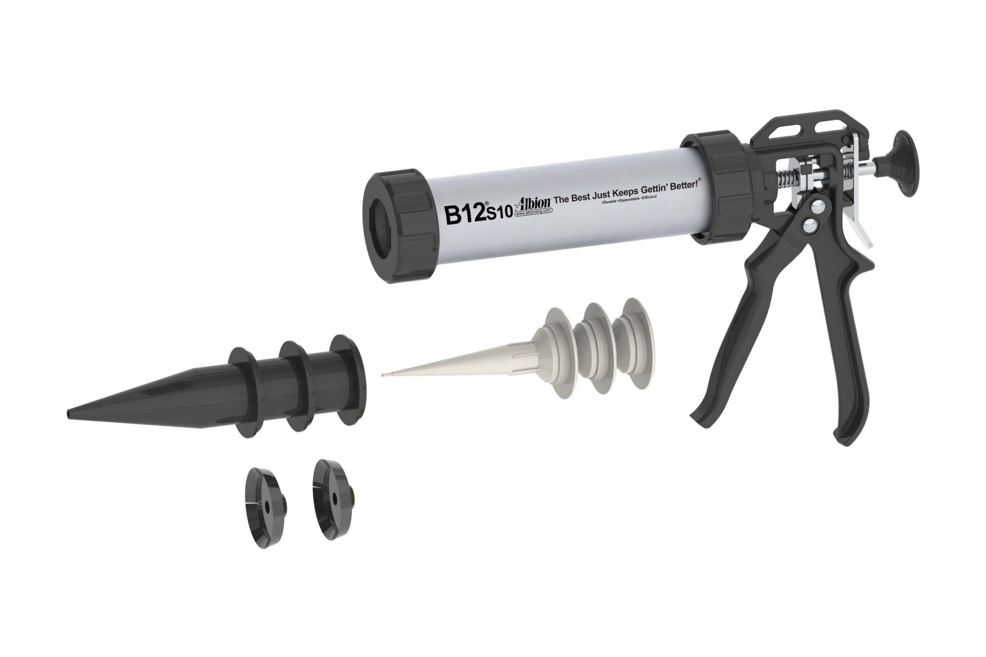10oz B-Line Manual Sausage Gun w/ Smooth & Efficient 12:1 Ratio Drive