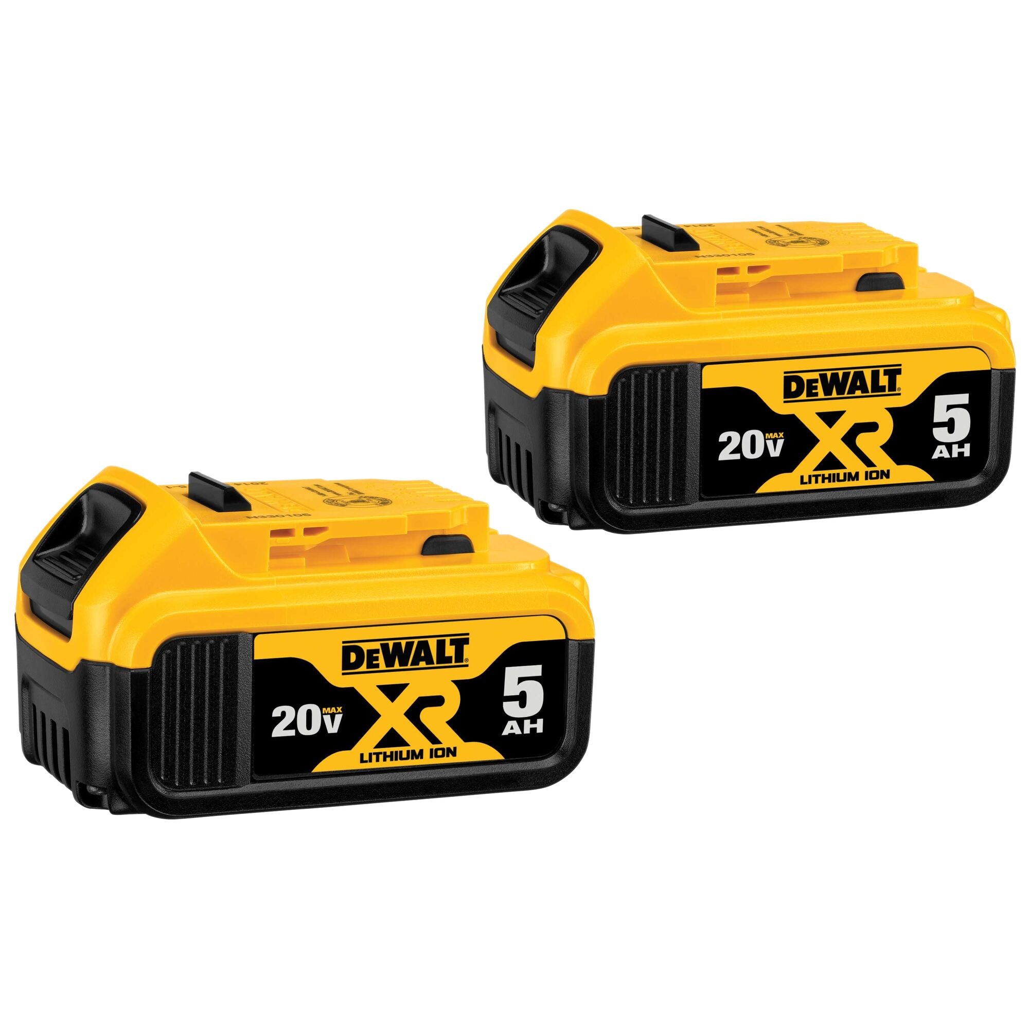 20 Volt XR DeWALT Batteries - 5aH Double Pack