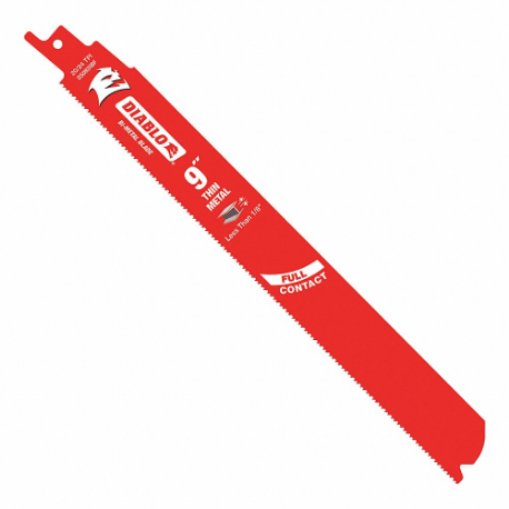 Diablo Bi-Metal Reciprocating Saw Blades for Thin Metal