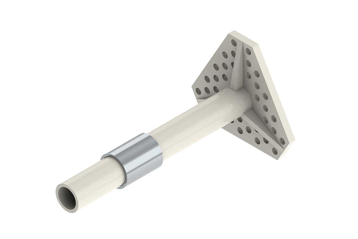 Surface Mount Plastic Crack Injection Port with Crimp-It