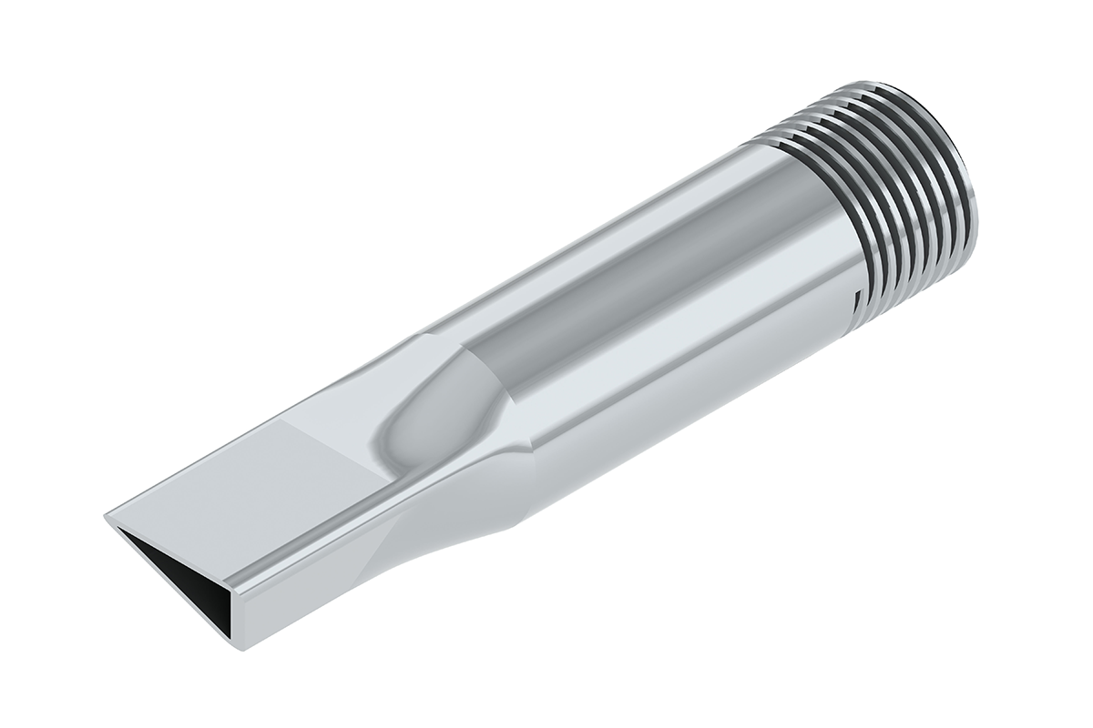 Metal Nozzle, 7/16" Triangle Bead - WRYKER Construction Supply