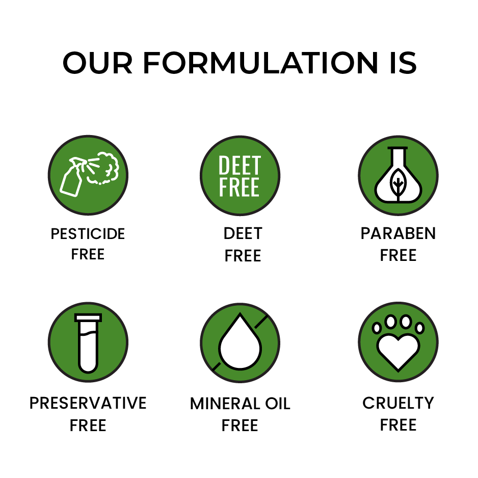 Deet Free Insect Repellant Spray (8oz Bottle)