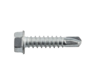 DeWALT TEK-3 DrillIt® Standard Drill Screws, #3 Point Type, 5/16" Indented Hex Washer Head, Zinc Finish