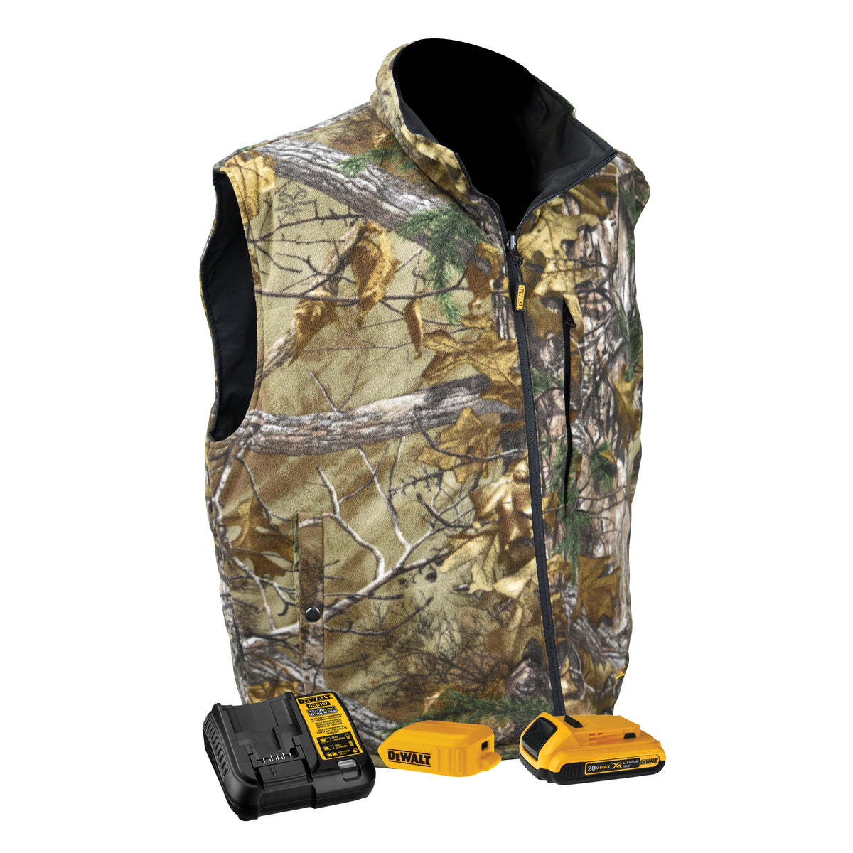 Men's Fleece Heated Vest Kitted - WRYKER Construction Supply