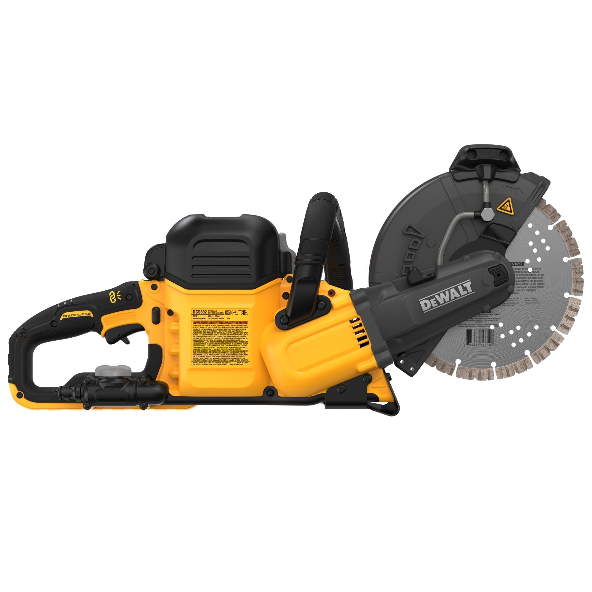 DeWALT DCS692X2 60V 9" Cordless Cut-Off Saw Kit with Batteries and Charger
