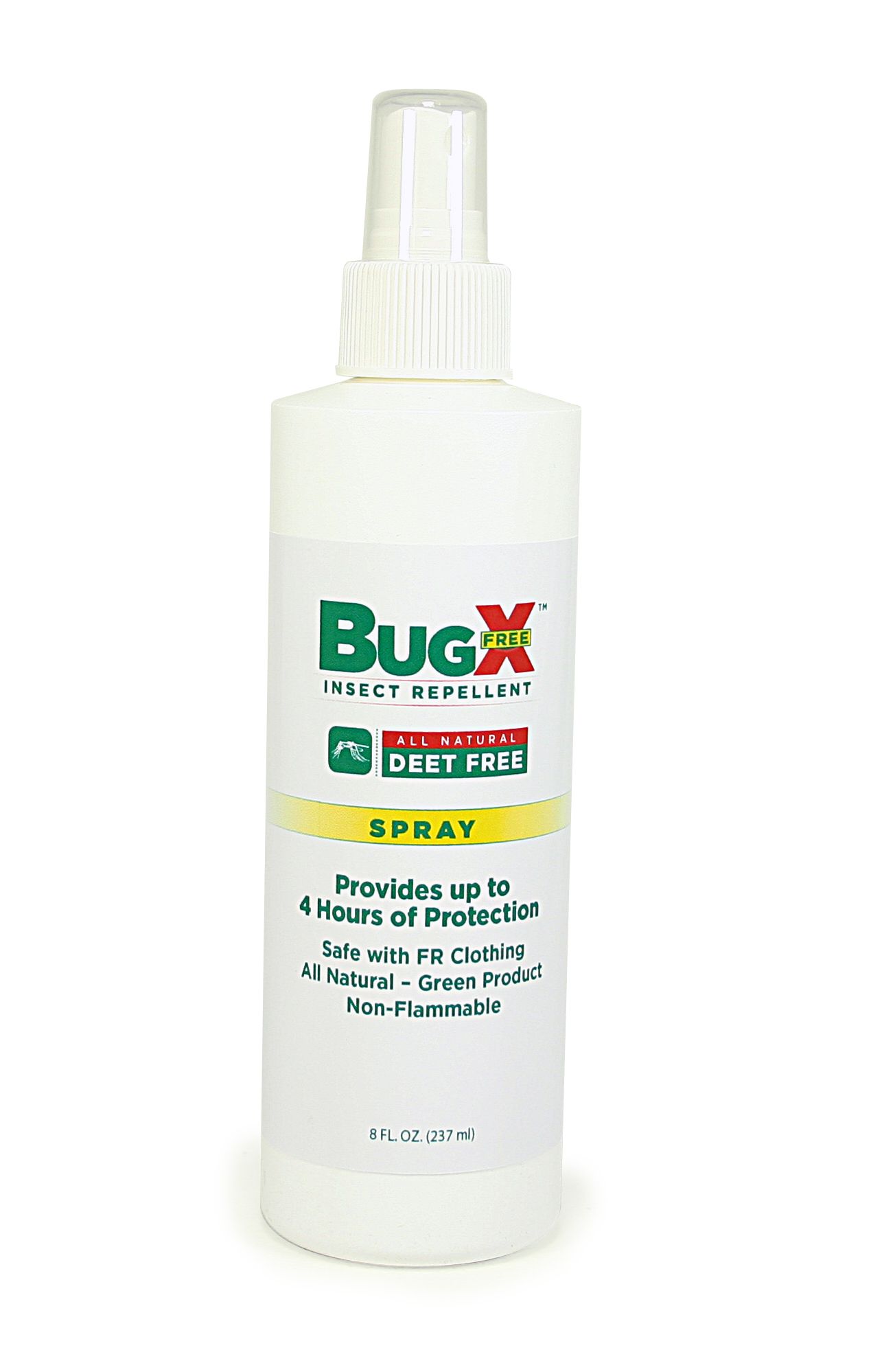 BugX30 Deet Free Insect Repellant Spray 8 oz Bottle