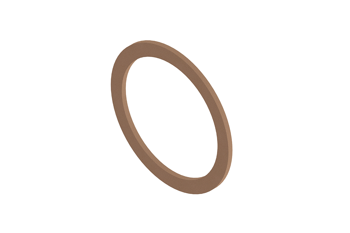 Leather Gasket Replacement for 3-3/8" Diameter Barrel caps