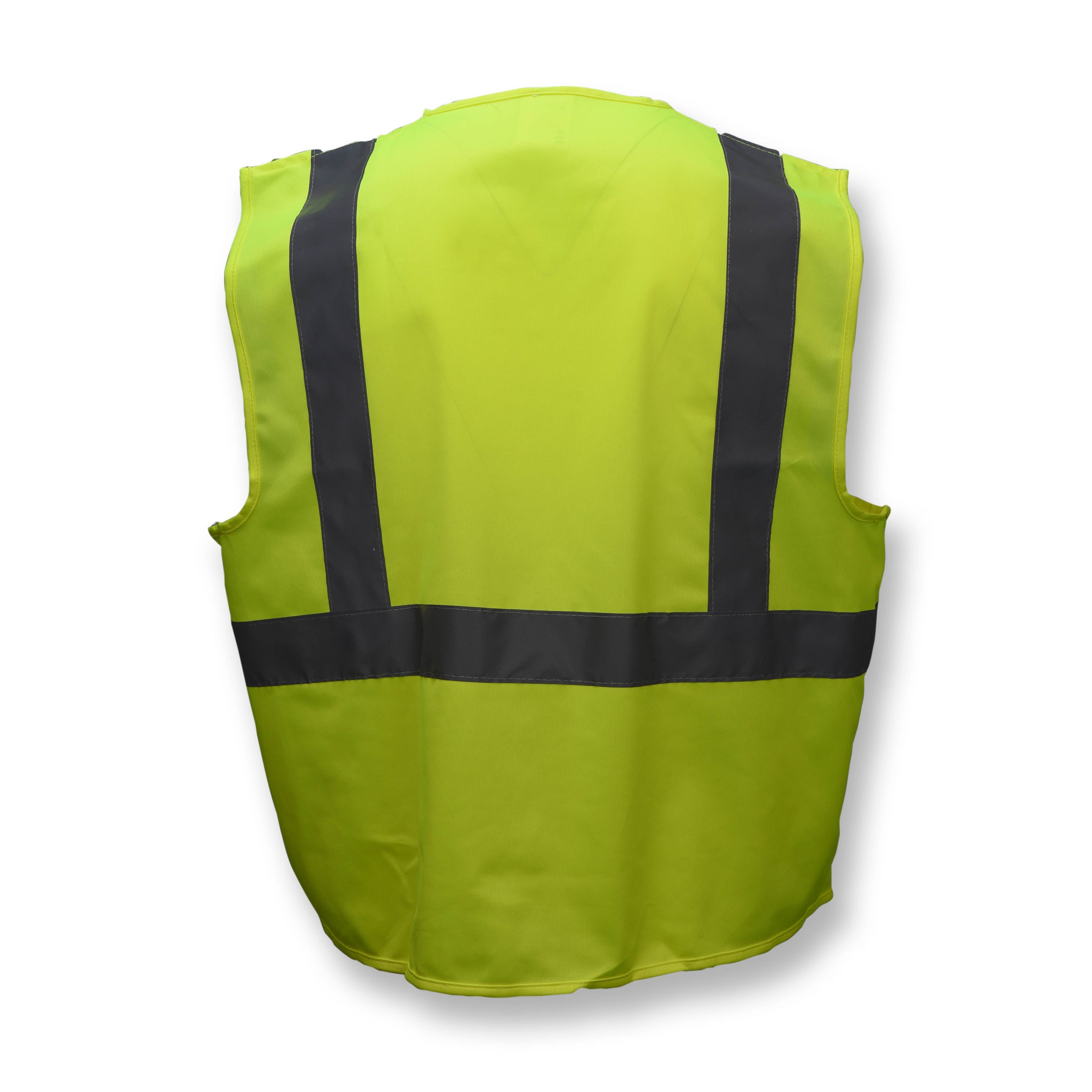 Radians SV2ZGS Class 2 Solid Green Economy Safety Vest - WRYKER Construction Supply