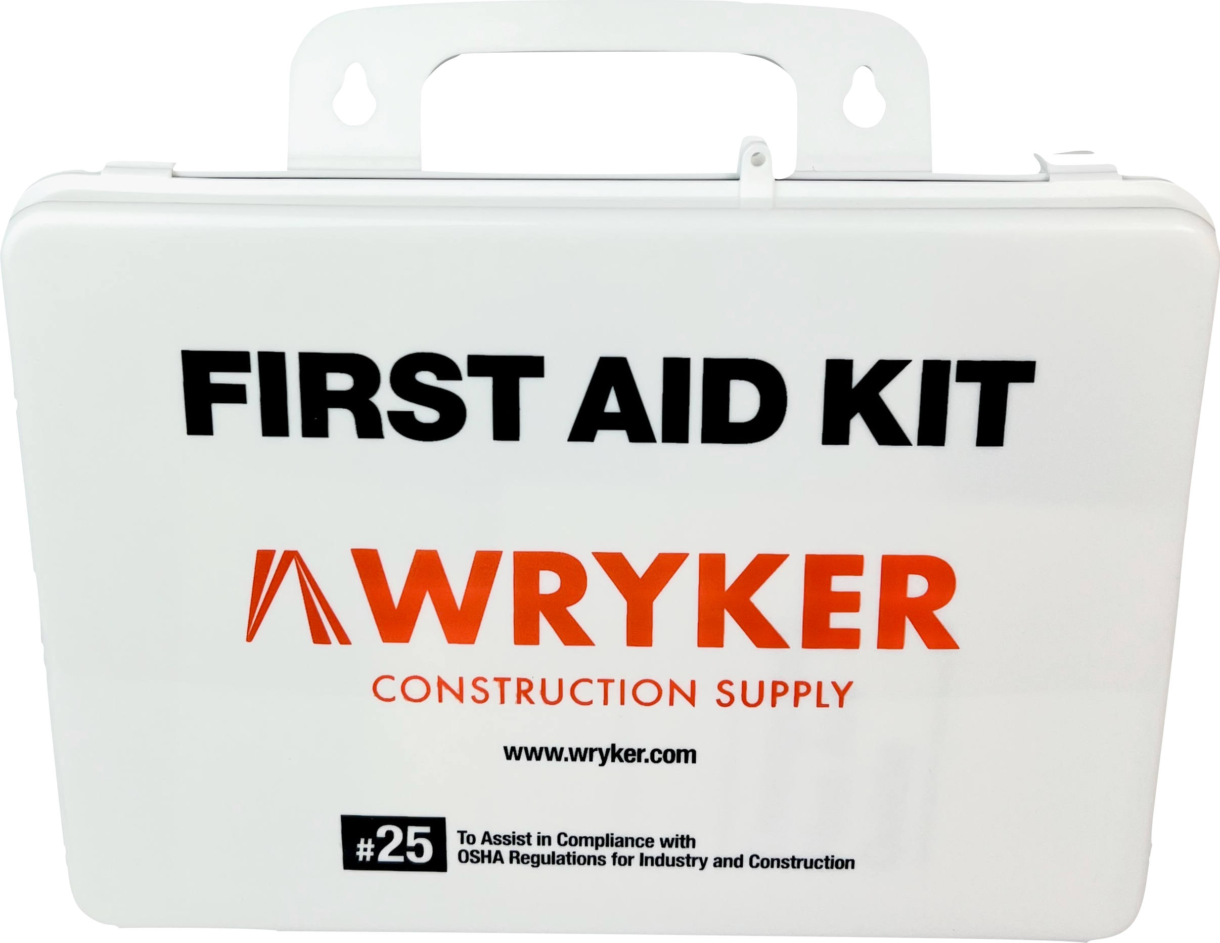 WRYKER 25 Person First Aid Kit With Plastic Case