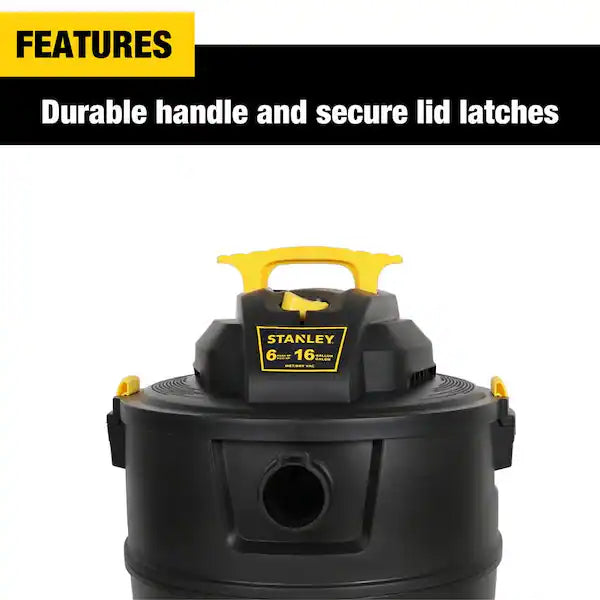 Stanley 16 Gallon Shop Vac + Accessories