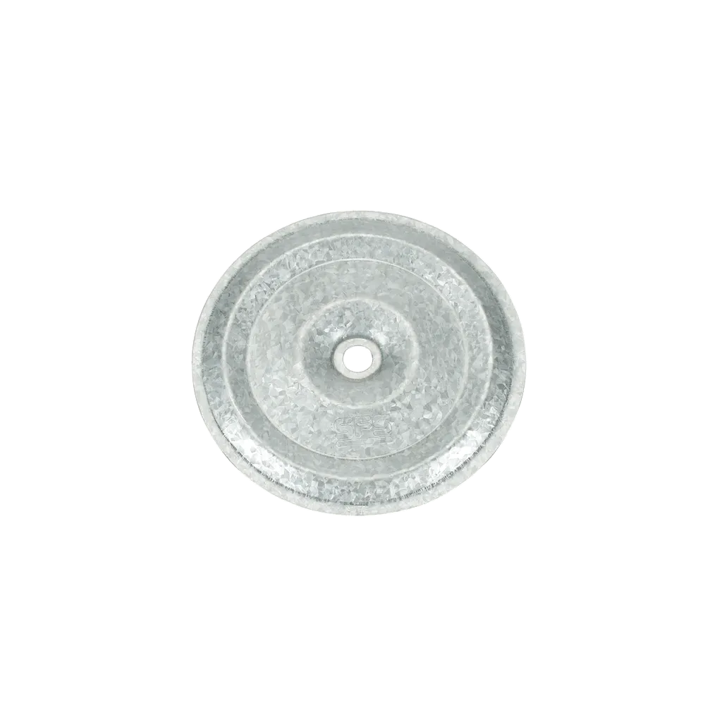 C-FR Meta Insulation Plates 3"Dekfast Round Steel Plate Box of 1000