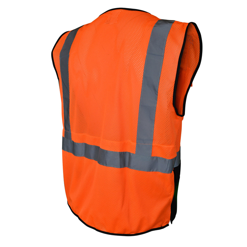 SV7B Type R Class 2 Black Bottom Surveyor Safety Vest