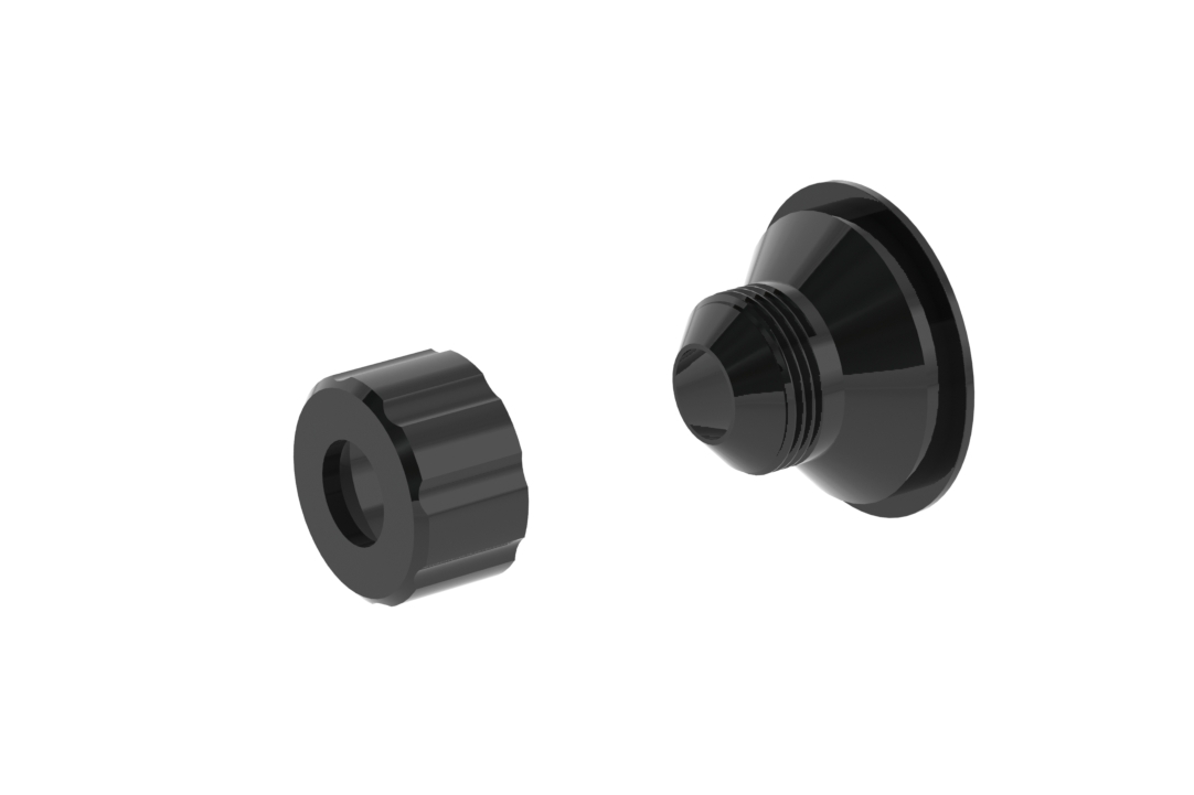 Flared Nozzle Adapter for B-Line Sausage Guns with 873-5 Black Plastic Front Cap