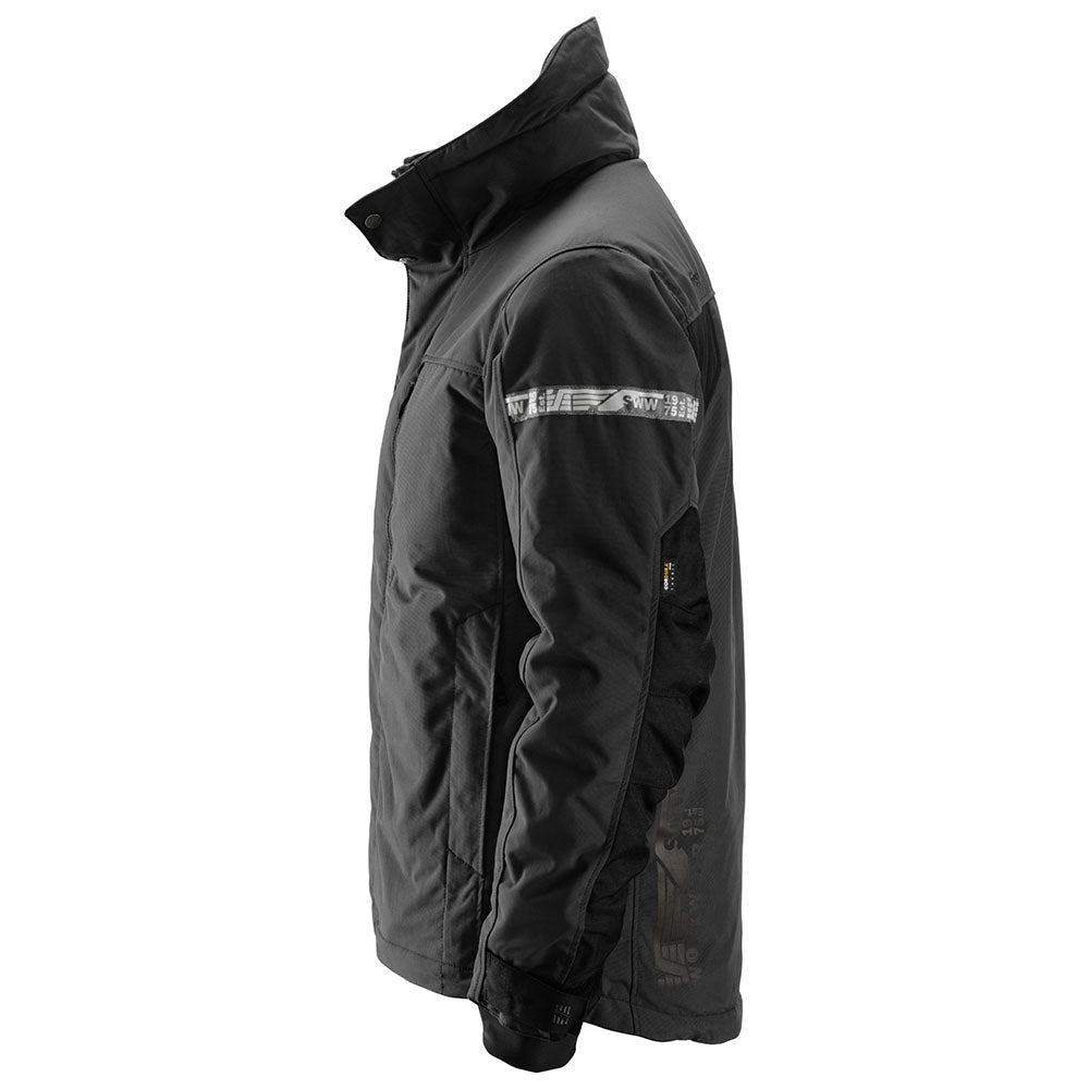 Snickers U1100 AllroundWork 37.5 Insulated Jacket (Black/Black) - WRYKER Construction Supply