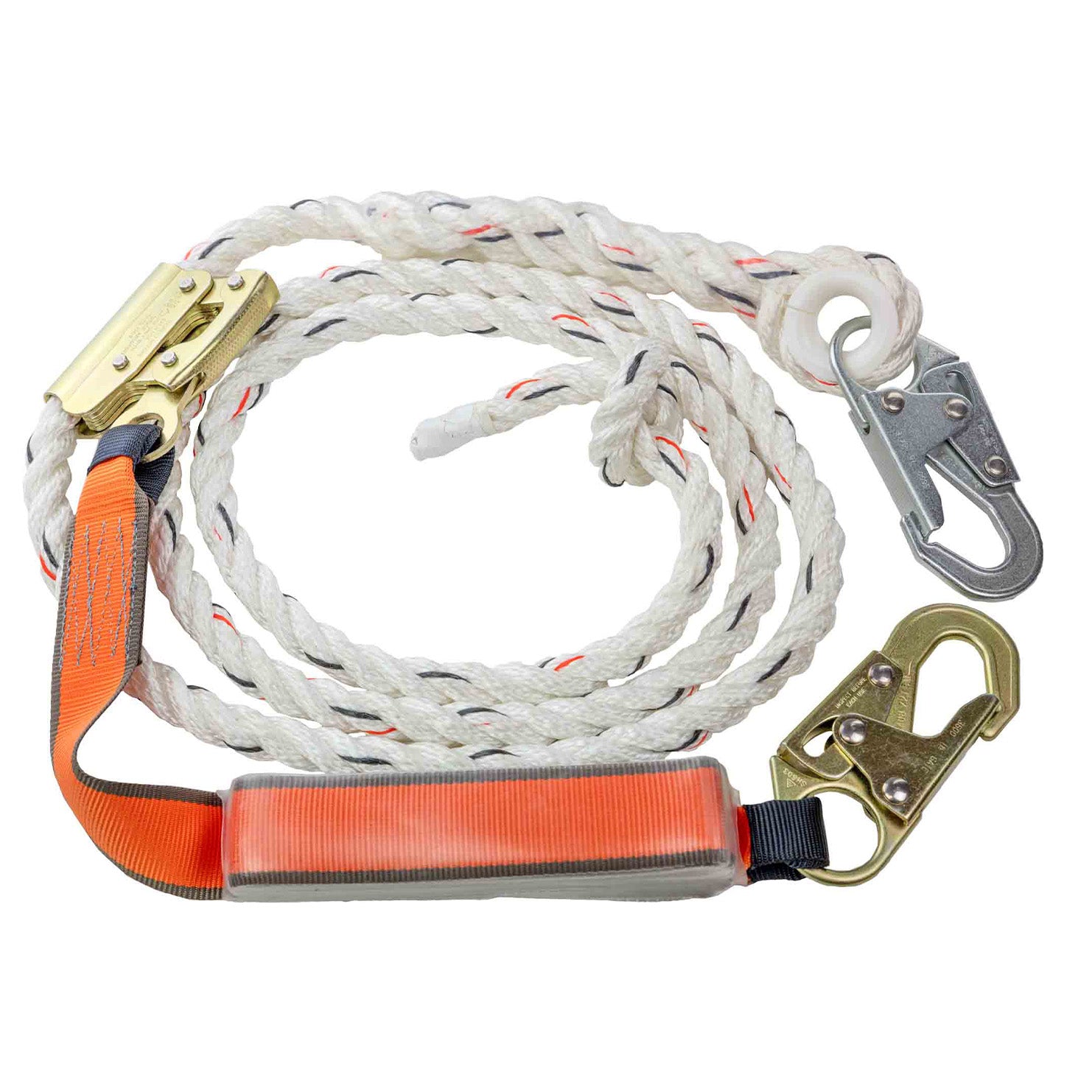 Malta C7051 Vertical Lifeline Assembly with 6' Lanyard & 25' Rope