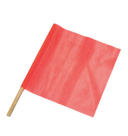 Highway Safety Flag Orange 18X18-24" Wooden Dowel