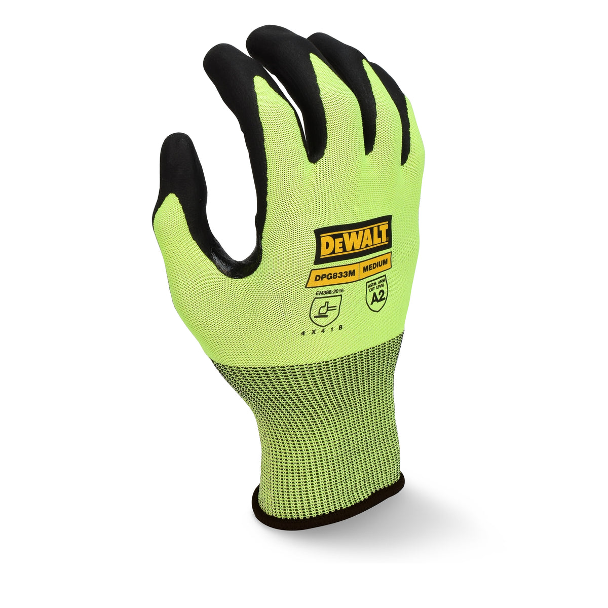 DPG833T Hi-Vis HPPE Cut Touchscreen Glove - WRYKER Construction Supply
