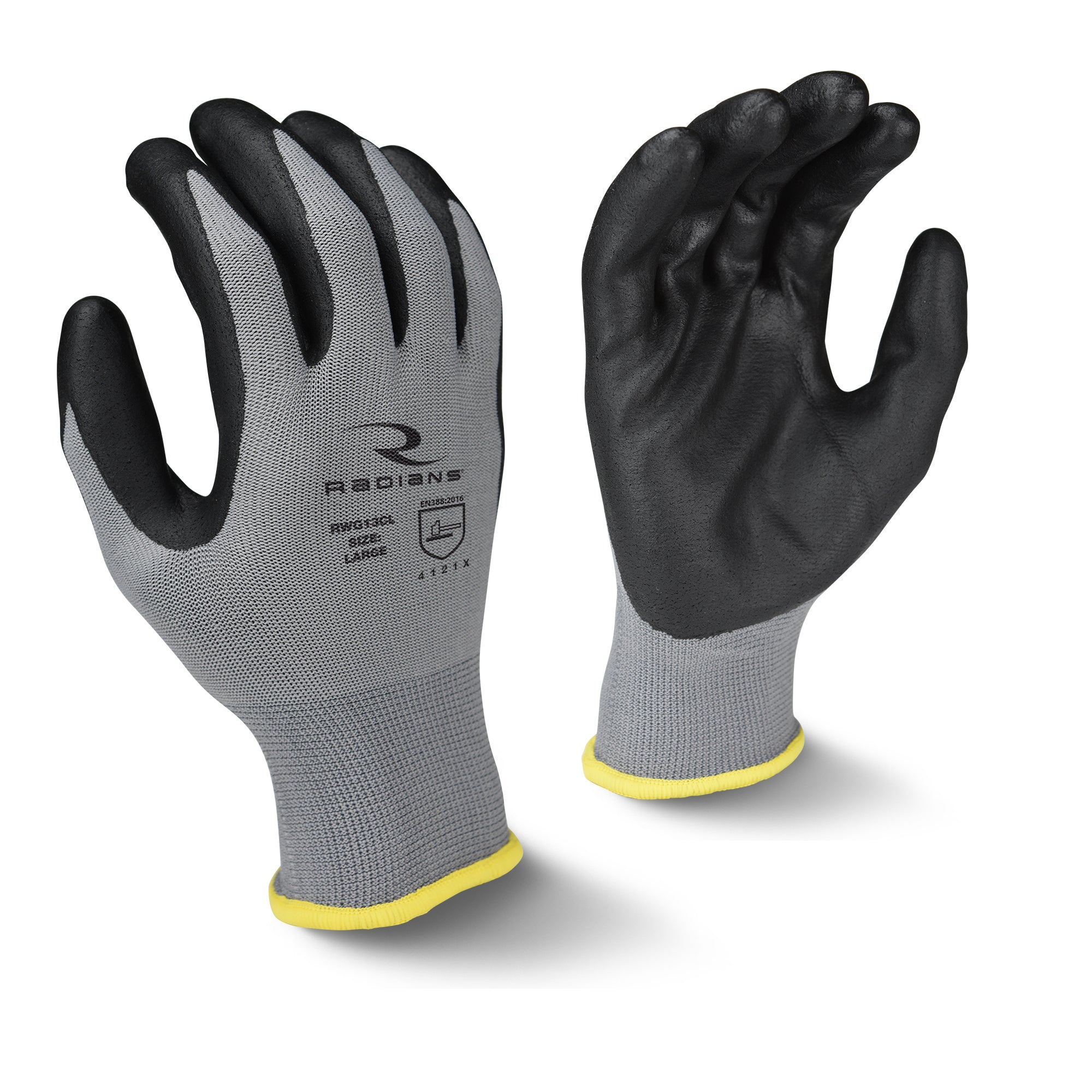 RWG13C Polyester Shell Foam Nitrile Gripper Glove (Pack of 12)