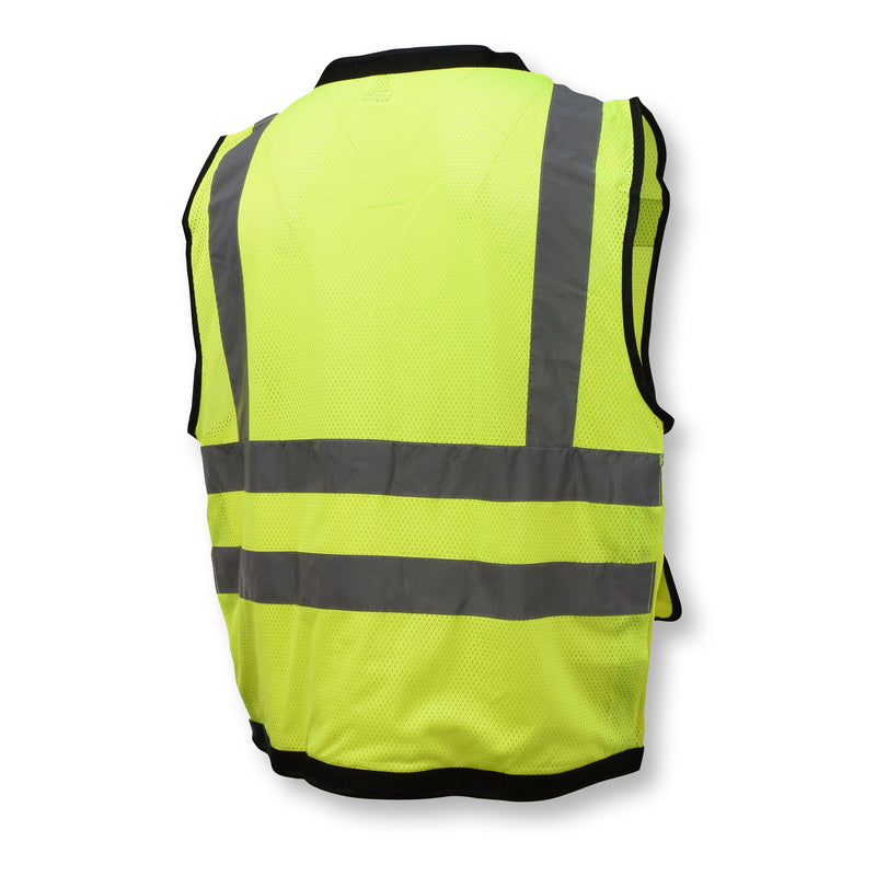Radians SV59Z-2ZGD Class 2 Heavy-Duty Green Surveyor Safety Vest + Large Back Pocket
