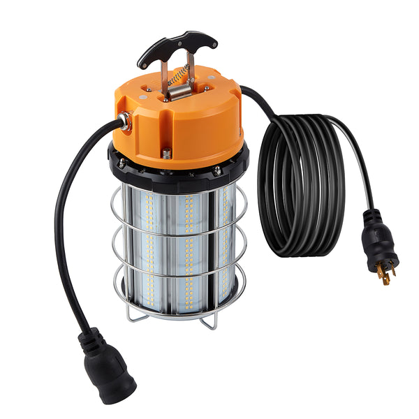 150 Watt LED Temporary Area Light, 22,500 Lumens w/ TWIST LOCK L5-20 Plug & L5-20 Pigtail