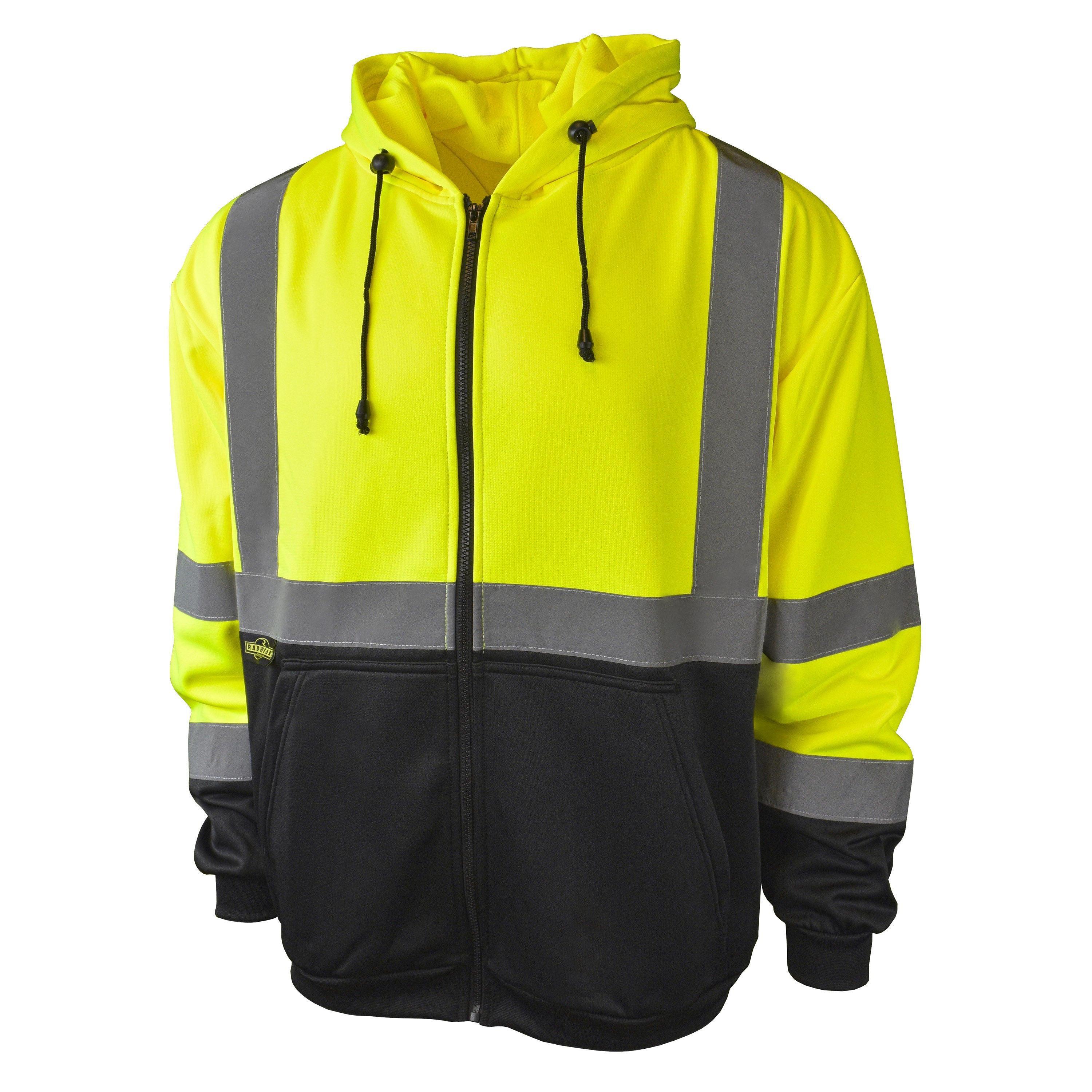Class 3 Color Blocked Hooded Zippered Sweatshirt
