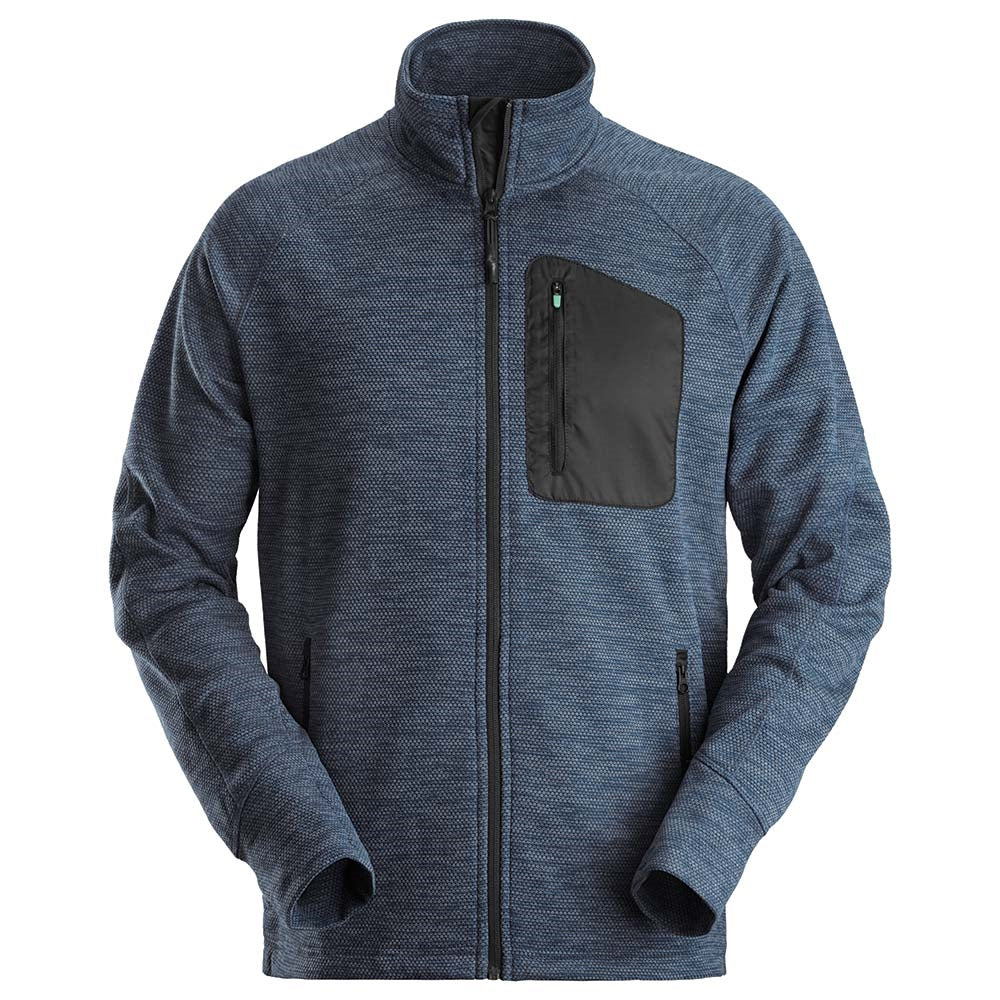 Snickers U8042 FlexiWork Fleece Jacket (Navy) - WRYKER Construction Supply