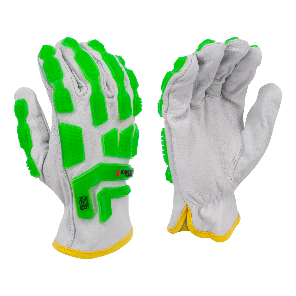 RWG51 KAMORI®Guante de trabajo de piel de cabra de grano blanco (paquete de 12)