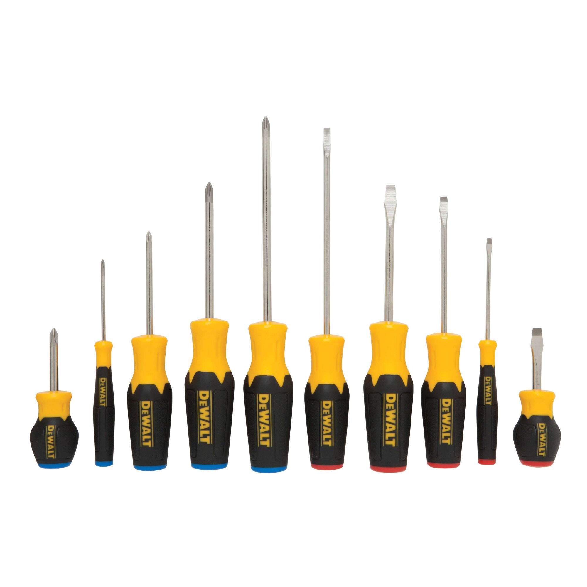 DeWALT Screwdriver Set 10 Pc Phillips and Flat Head