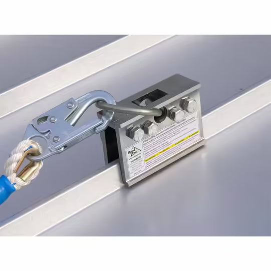 Two-Way Universal Standing Seam Roof Clamp Tiedown