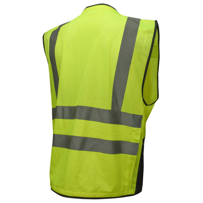 SV59B Type R Class 2 Heavy Duty Surveyor Safety Vest with Zipper
