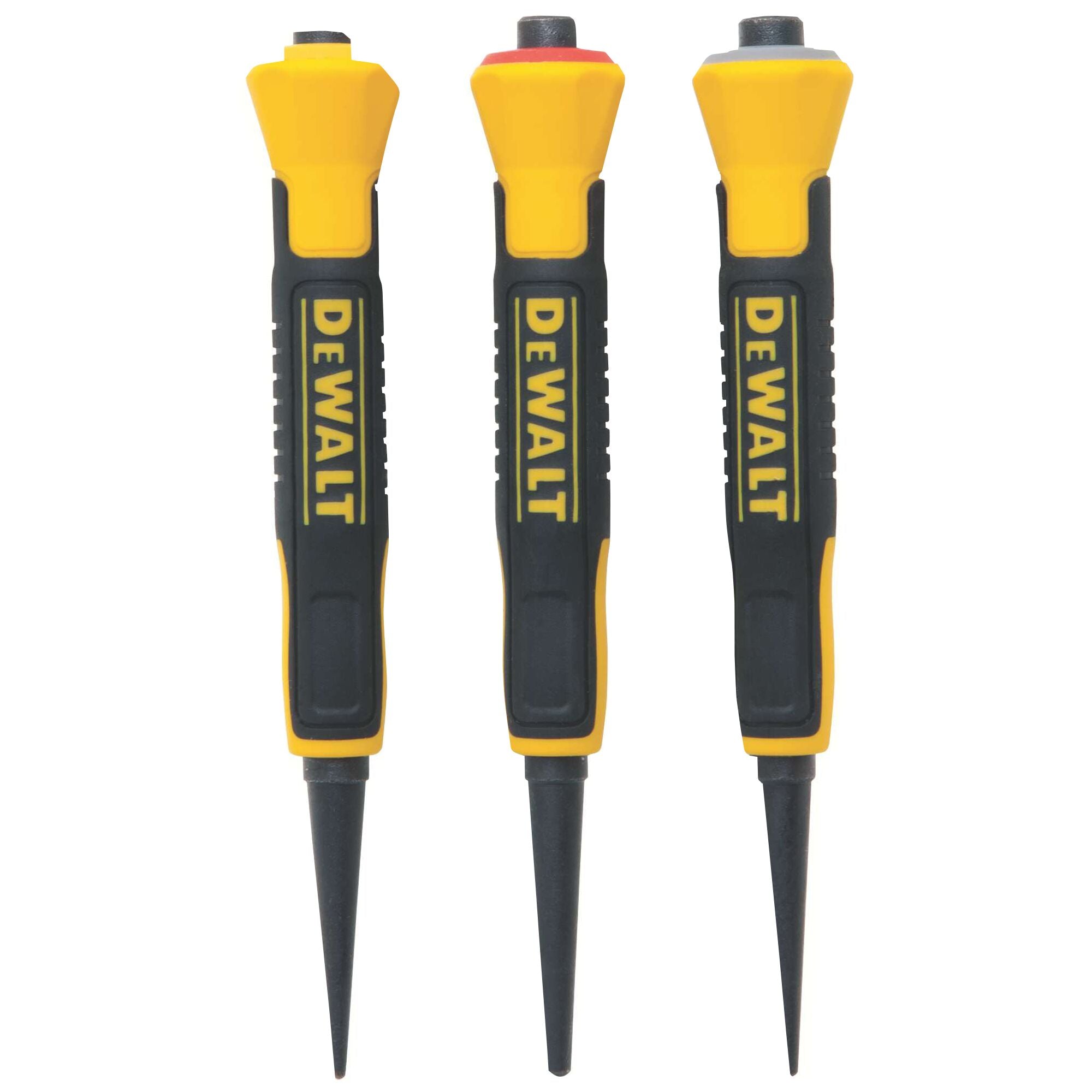 DeWALT Nail Set 3 Pc. Bi-Material