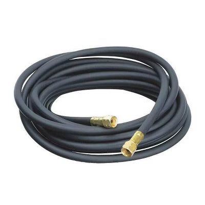 Liquid Propane 10' Black Gas Hose | FLH-FLH 9/16" Female Connectors