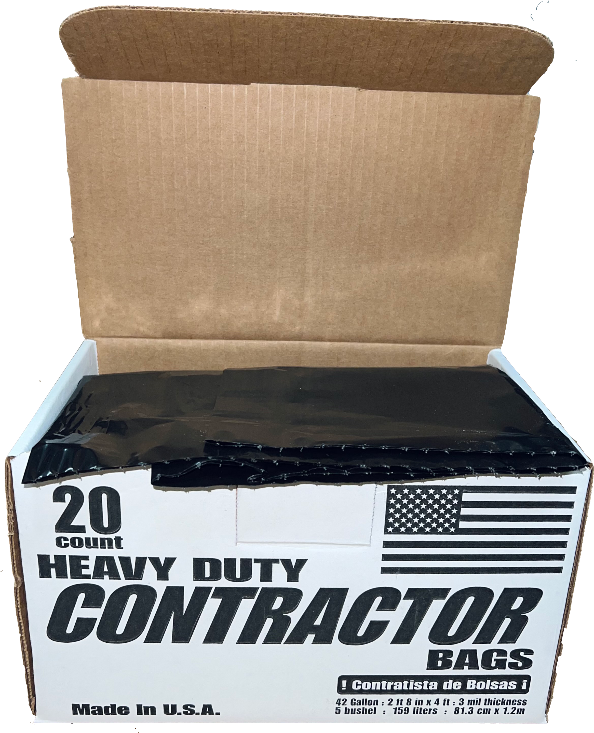 3 Mil Contractor Bags (Box of 20)