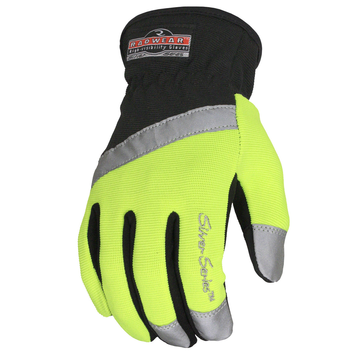 RWG100 Radwear® Silver Series™ Synthetic High Visibility All Purpose Utility Glove (Pack of 6)