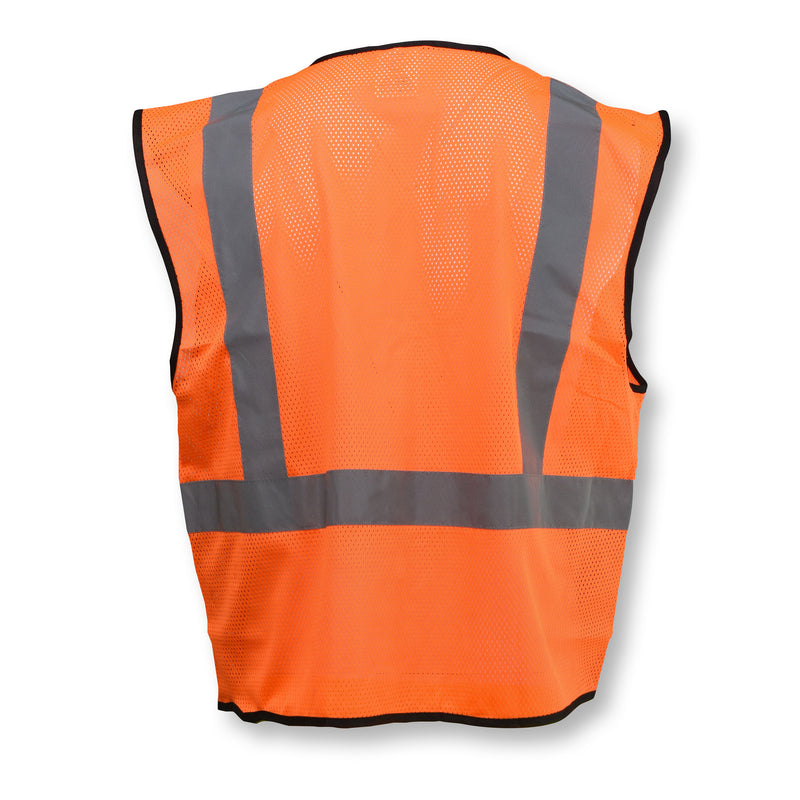 SV3B Black Bottom Economy Mesh Safety Vest