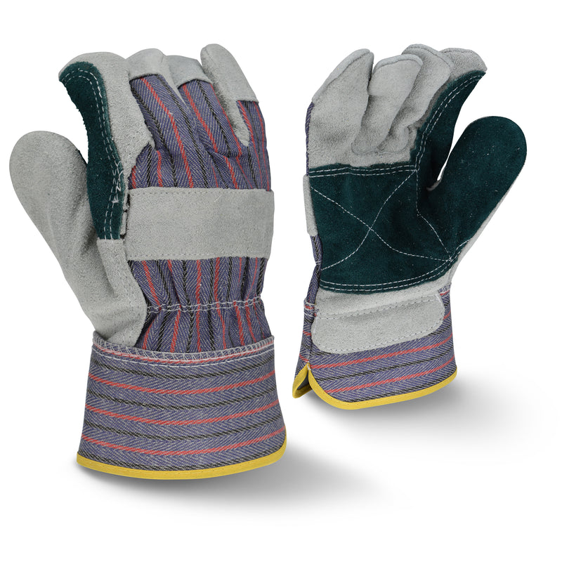 RWG3200JP Regular Shoulder Gray Split Cowhide Leather Glove (Pack of 12)