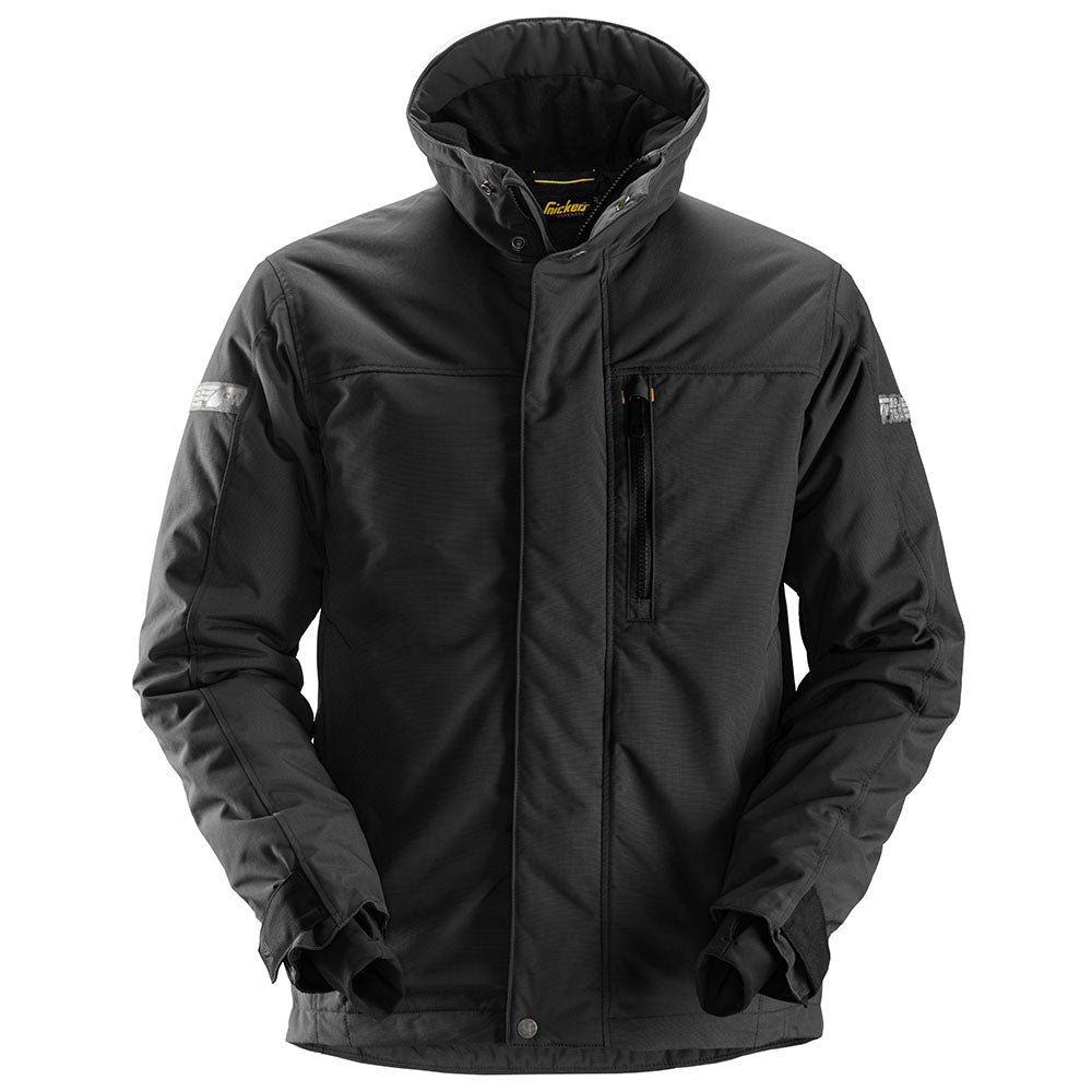 Snickers U1100 AllroundWork 37.5 Insulated Jacket (Black/Black) - WRYKER Construction Supply