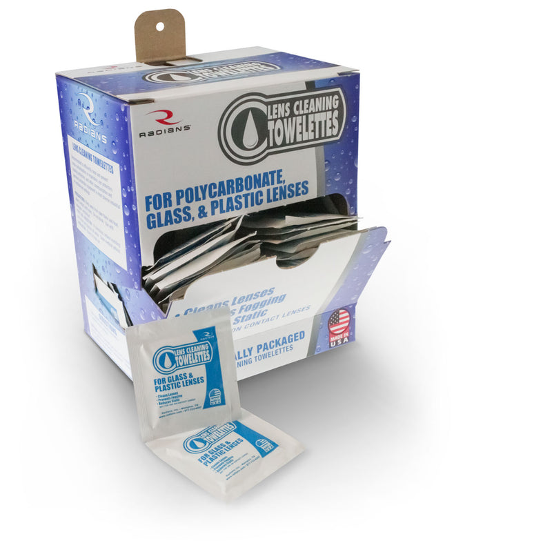Lens Cleaning Towelettes - 100 Count - in Box