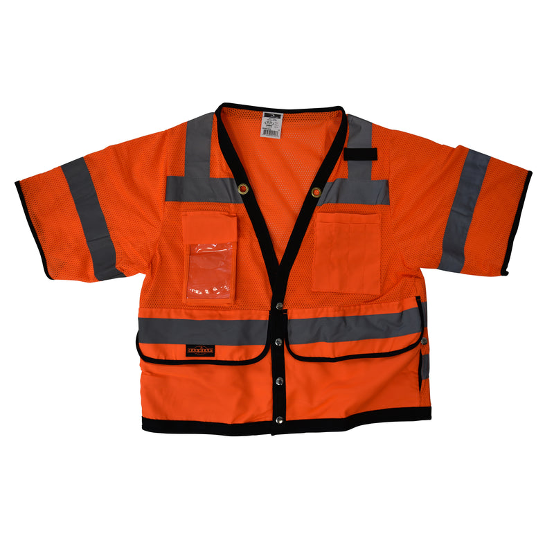 SV59-3 Type R Class 3 Heavy Duty Mesh Surveyor Vest
