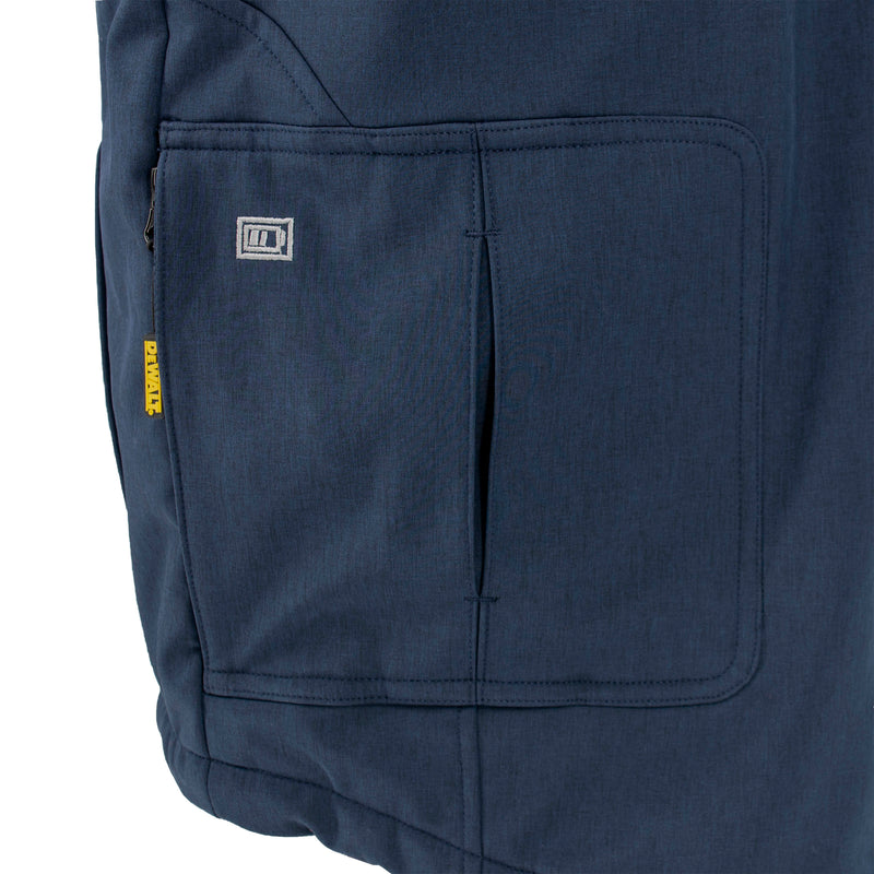 Men's Heated Soft Shell Vest with Sherpa Lining