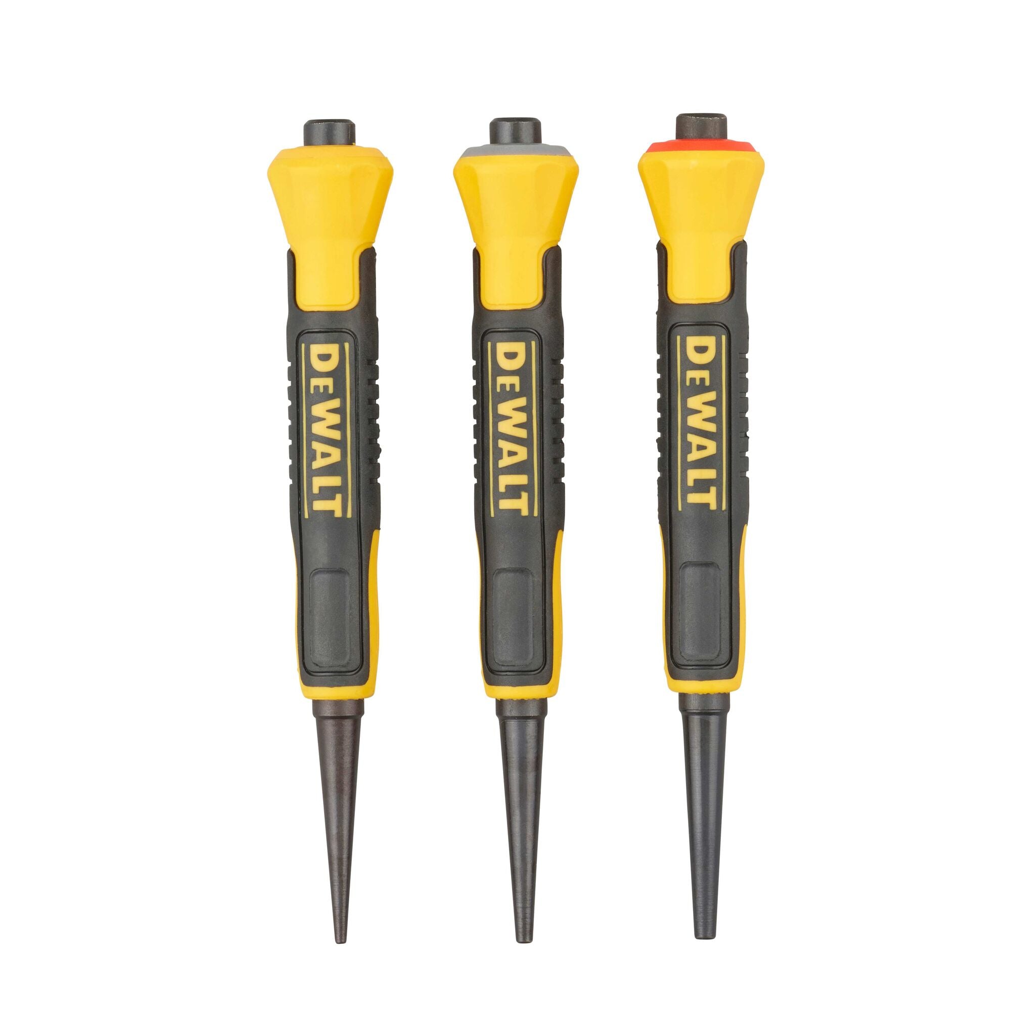 DeWALT Nail Set 3 Pc. Bi-Material