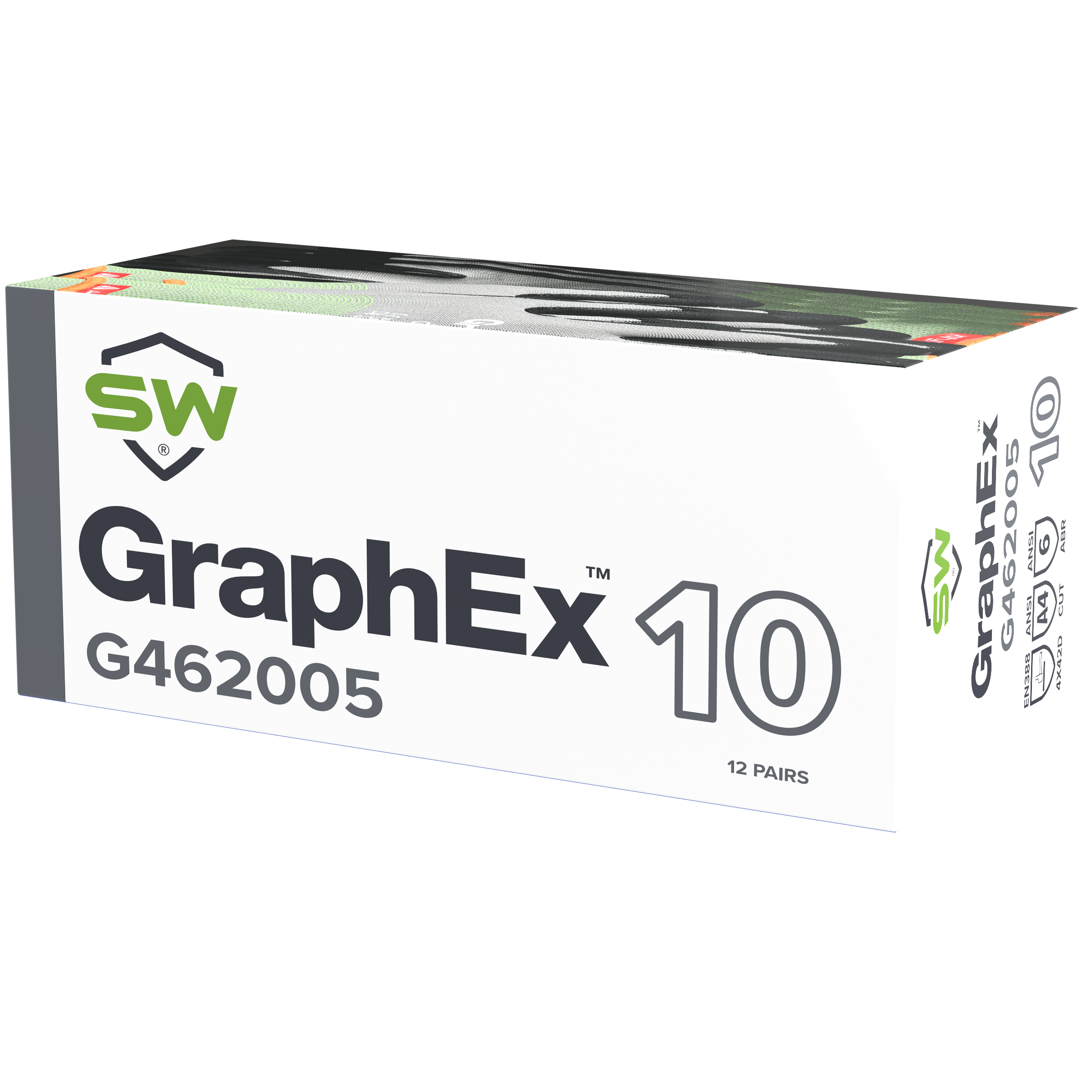 SW® GraphEx® G46200 Work Gloves + AxiFybr® Technology (10 Pair Per Box)