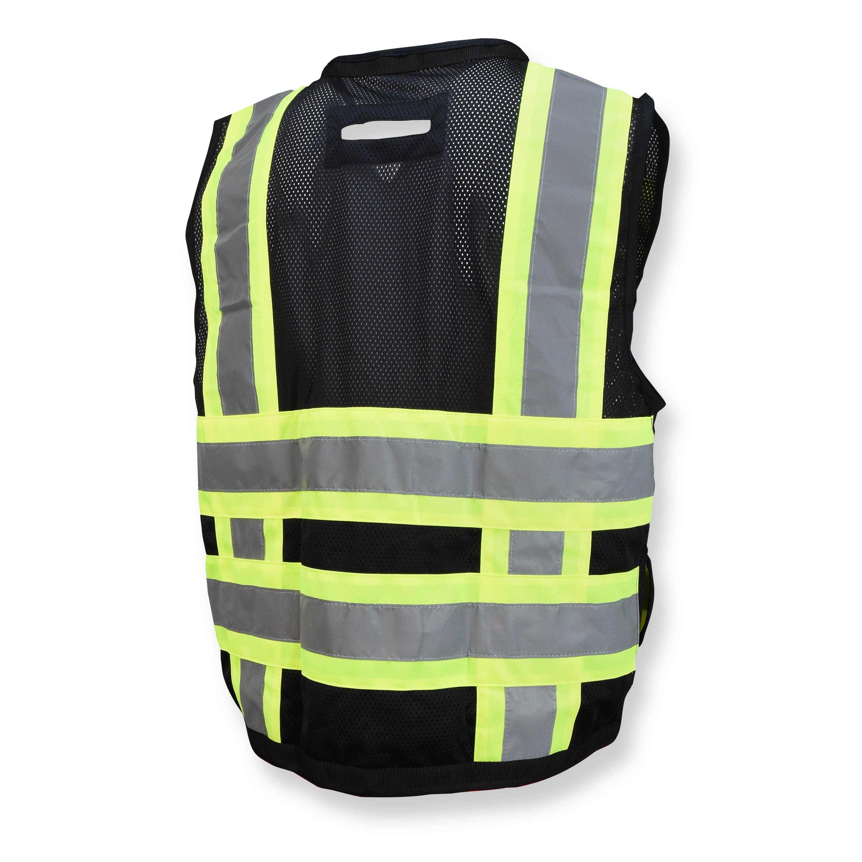 SV59-1 Chaleco de seguridad para topógrafo de servicio pesado tipo O Clase 1 con cremallera