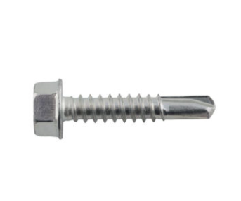 DeWALT TEK-3 DrillIt® Standard Drill Screws, #3 Point Type, 5/16" Indented Hex Washer Head, Zinc Finish