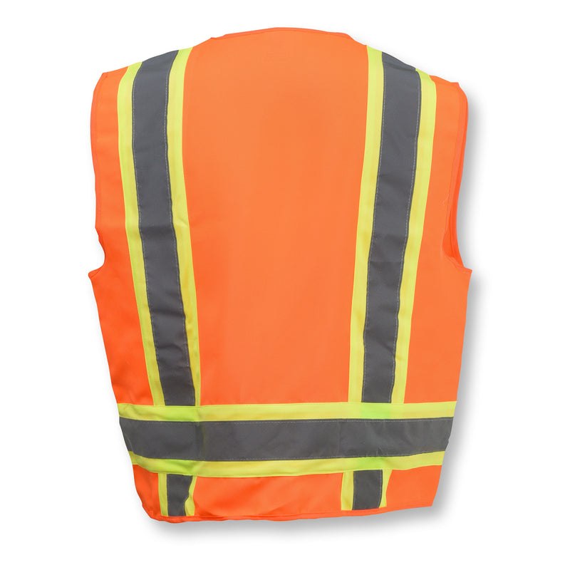Radians SV62 Type R Class 2 Heavy-Duty Solid Twill Surveyor Safety Vest