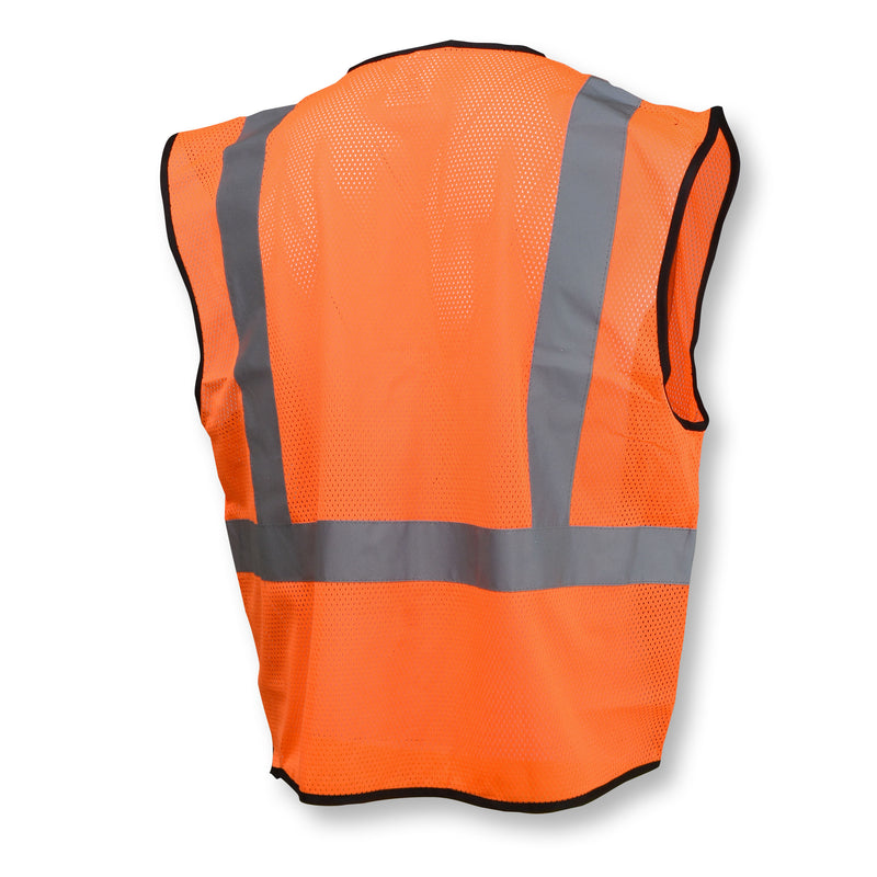SV3B Black Bottom Economy Mesh Safety Vest