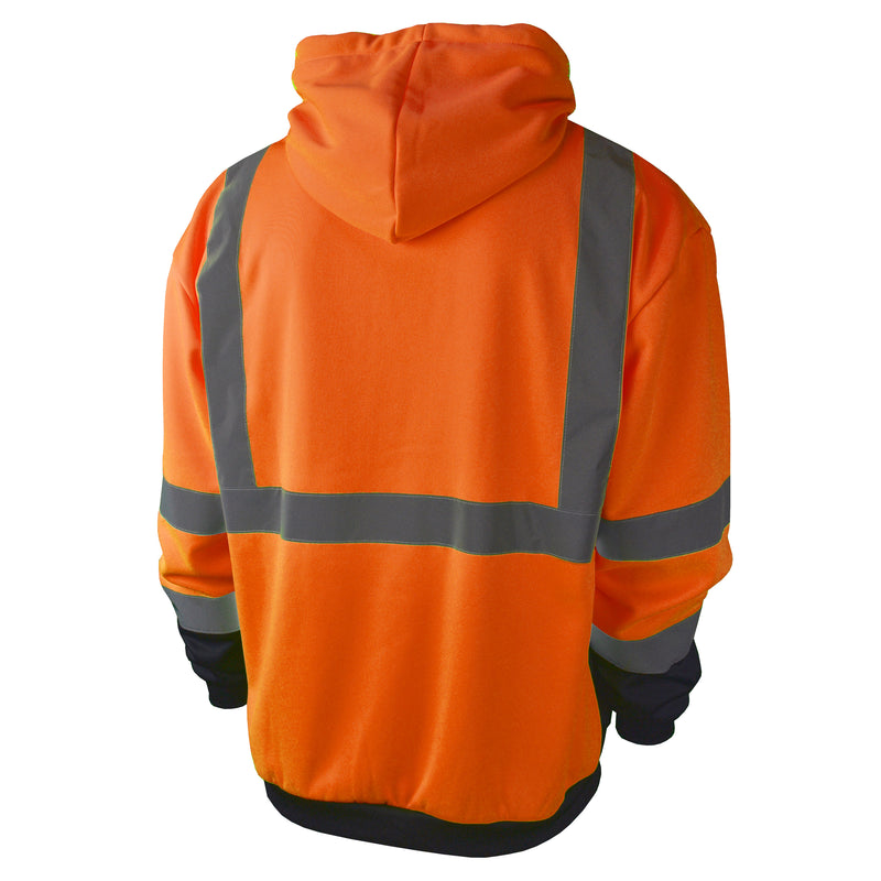 Class 3 Color Blocked Hooded Zippered Sweatshirt