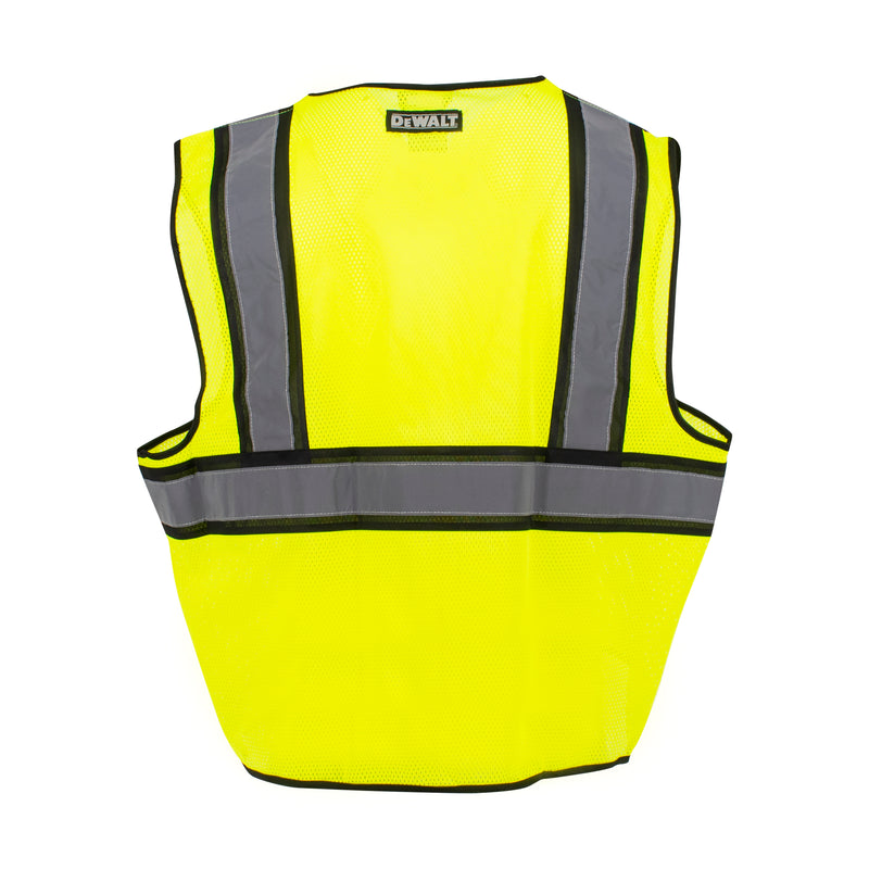DSV221 Class 2 Contrasting Trim Economy Mesh Vest